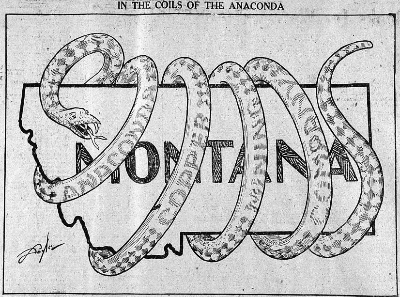 “In the coils of the Anaconda,” Butte Daily Bulletin, October 2, 1920